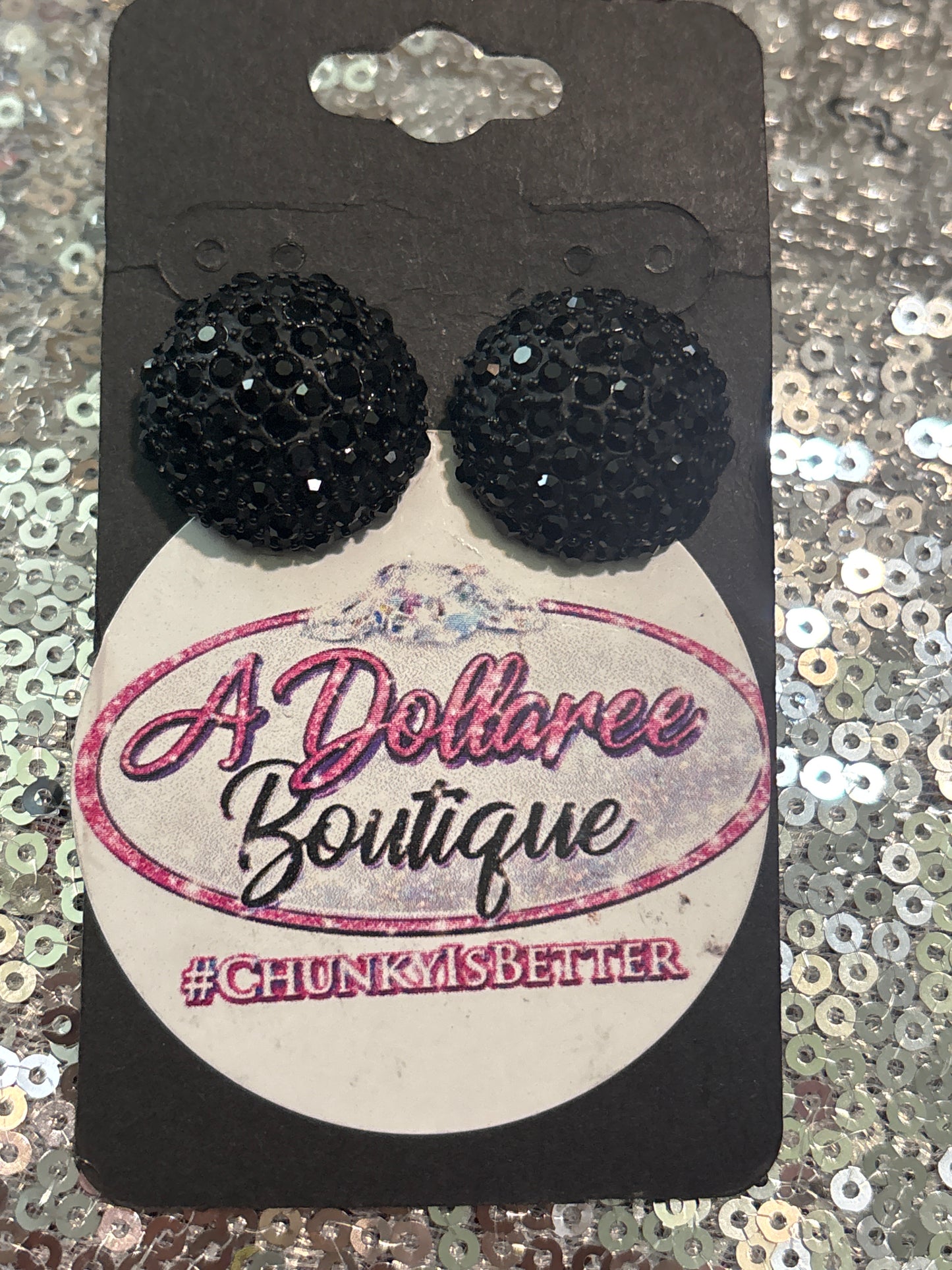 Black Diamond Luxe Studs