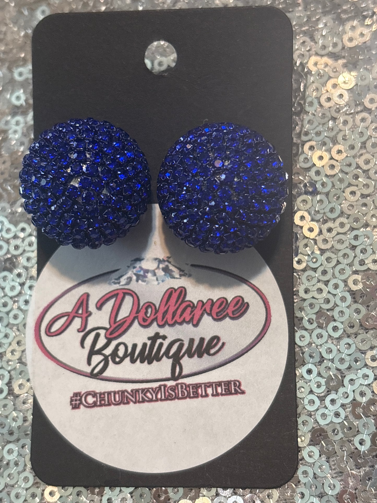 Midnight Sapphire Luxe Studs