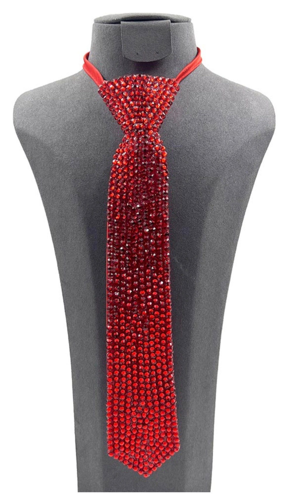 The Ruby Crown Statement Tie (Red)