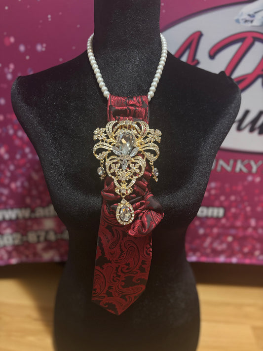 Baroque Empress Tie Necklace