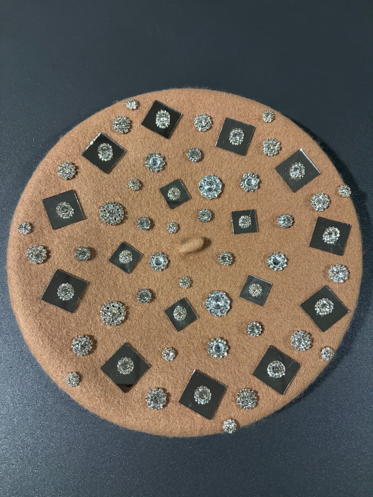 The Diamond District Jeweled Beret