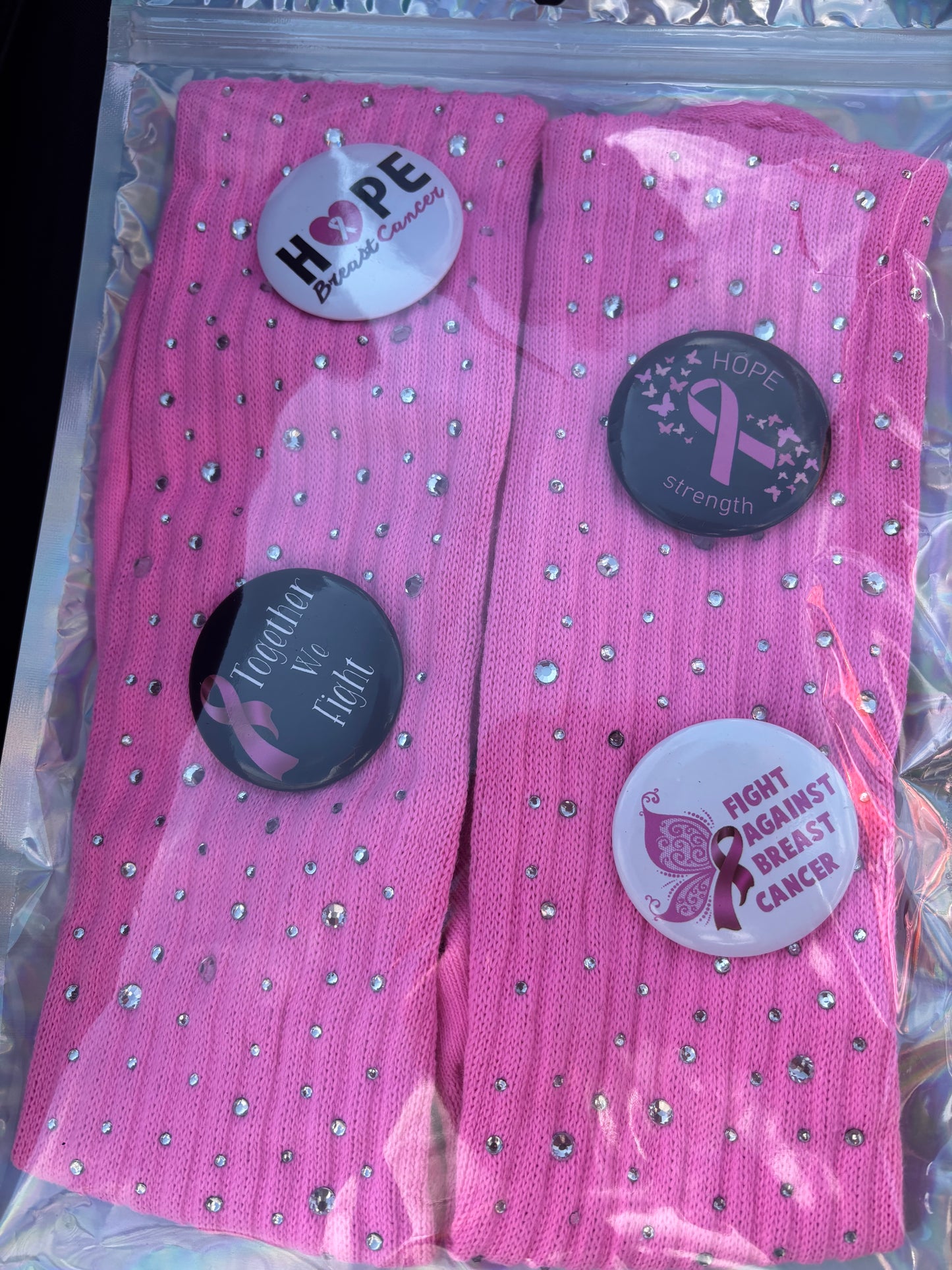 Pink Power Sparkle Sock Set