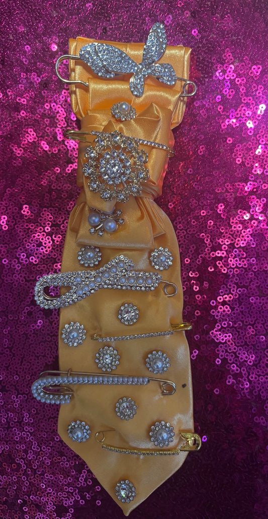 Sunset Glow Luxe Statement Tie