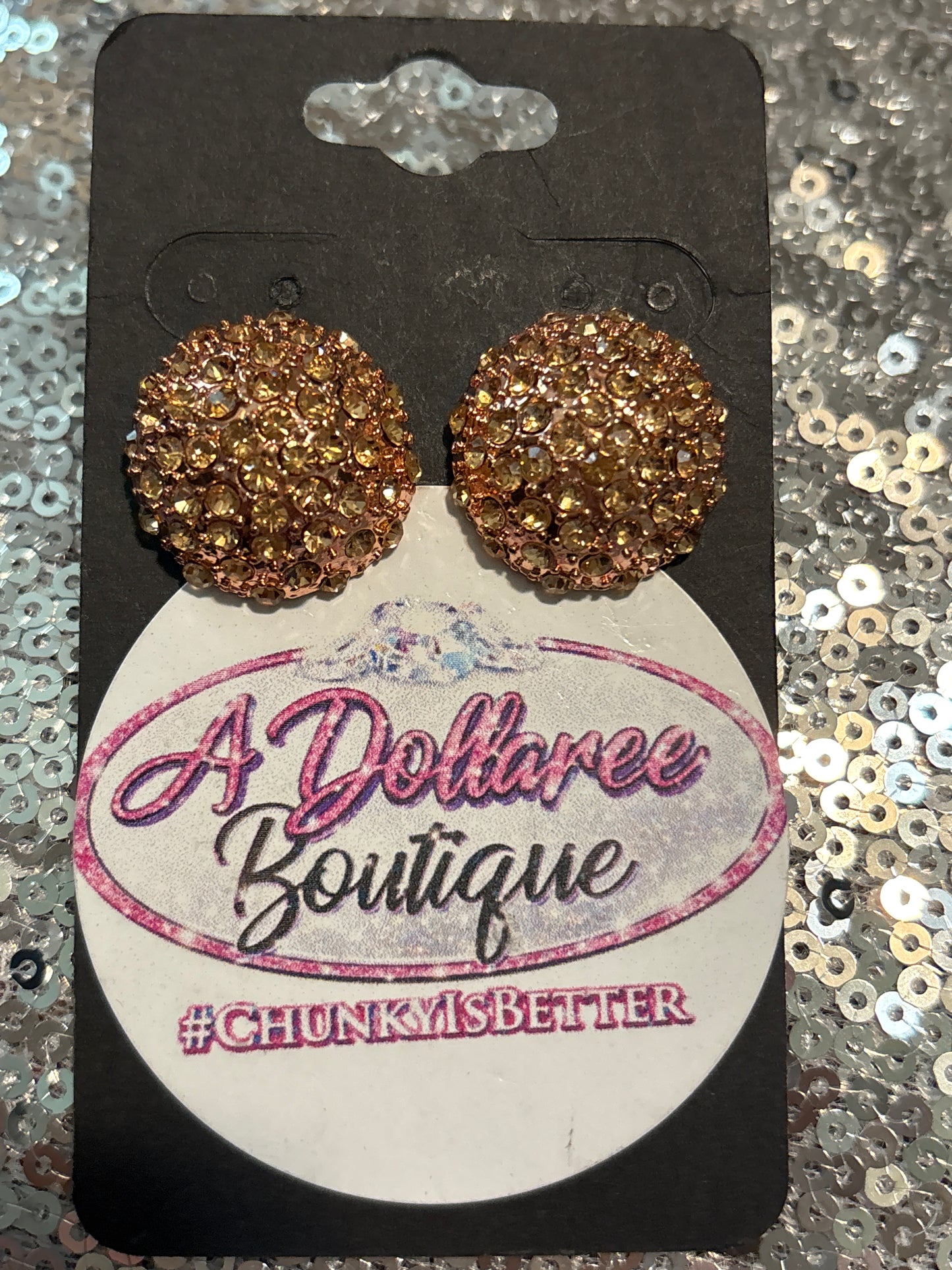 Rose Gold Radiance Luxe Studs