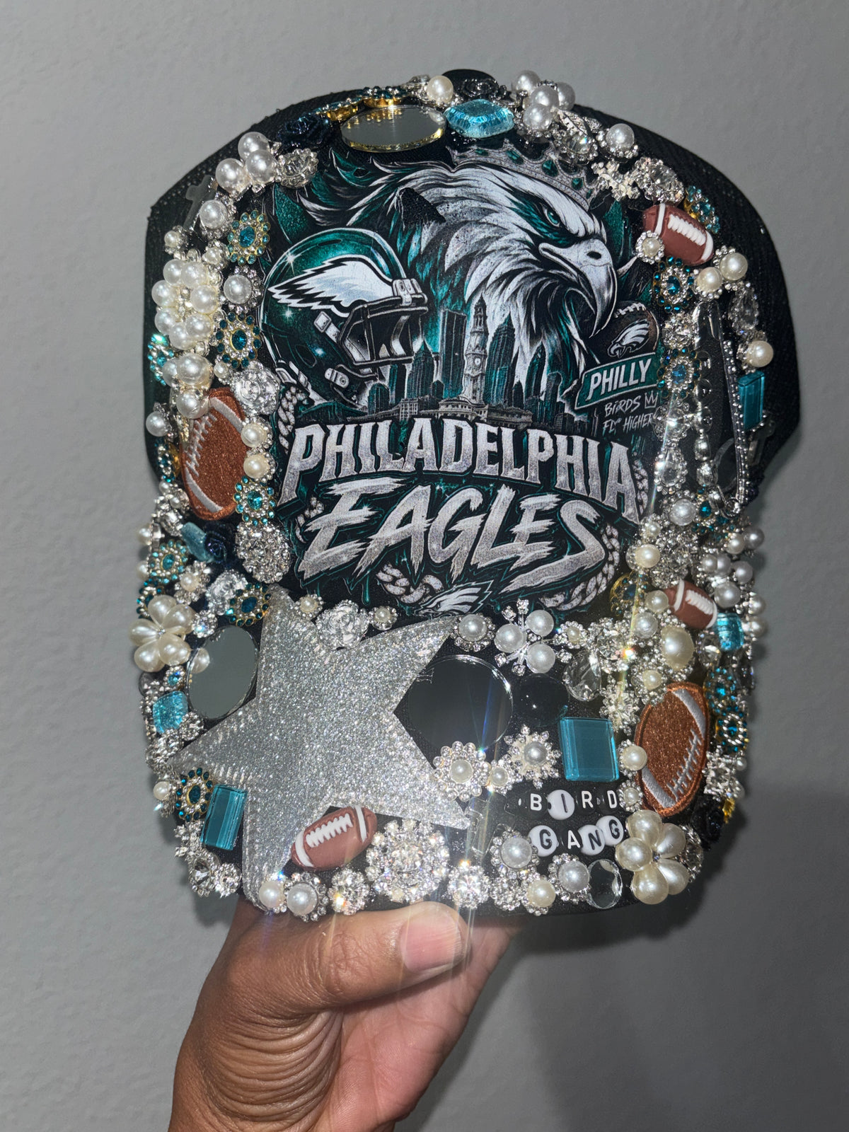 Bird Gang Glam — Philadelphia Eagles Statement Trucker Hat