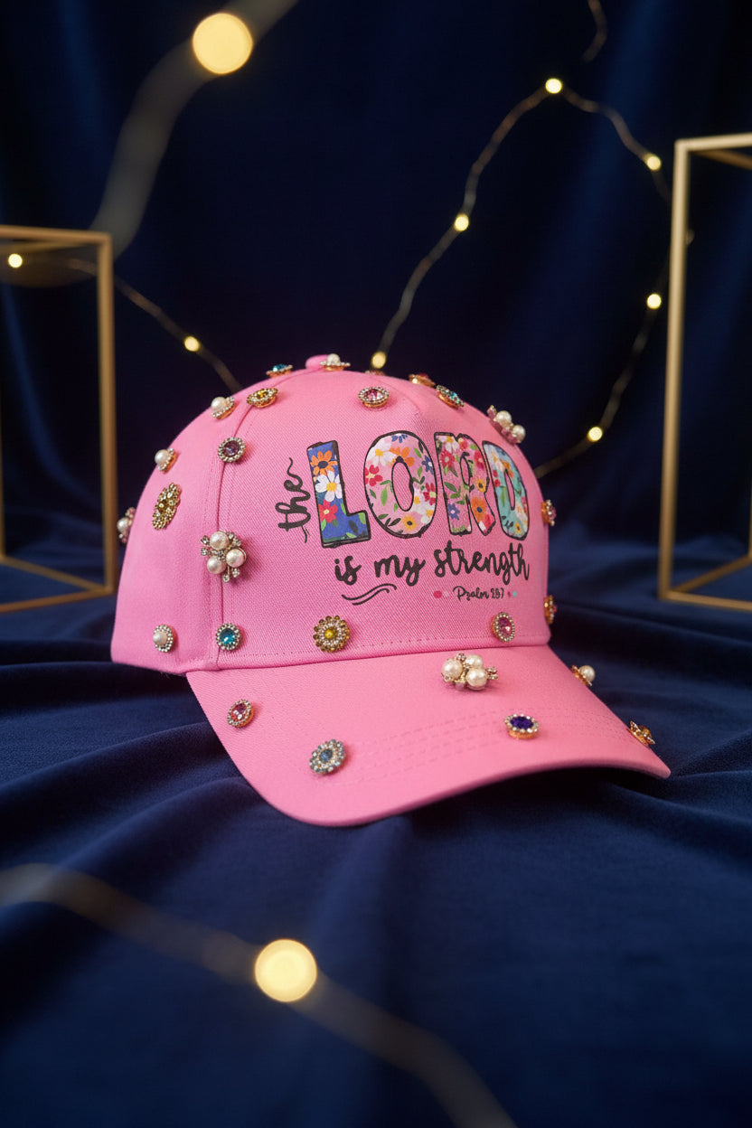 “Strength in Bloom” Glam Faith Cap