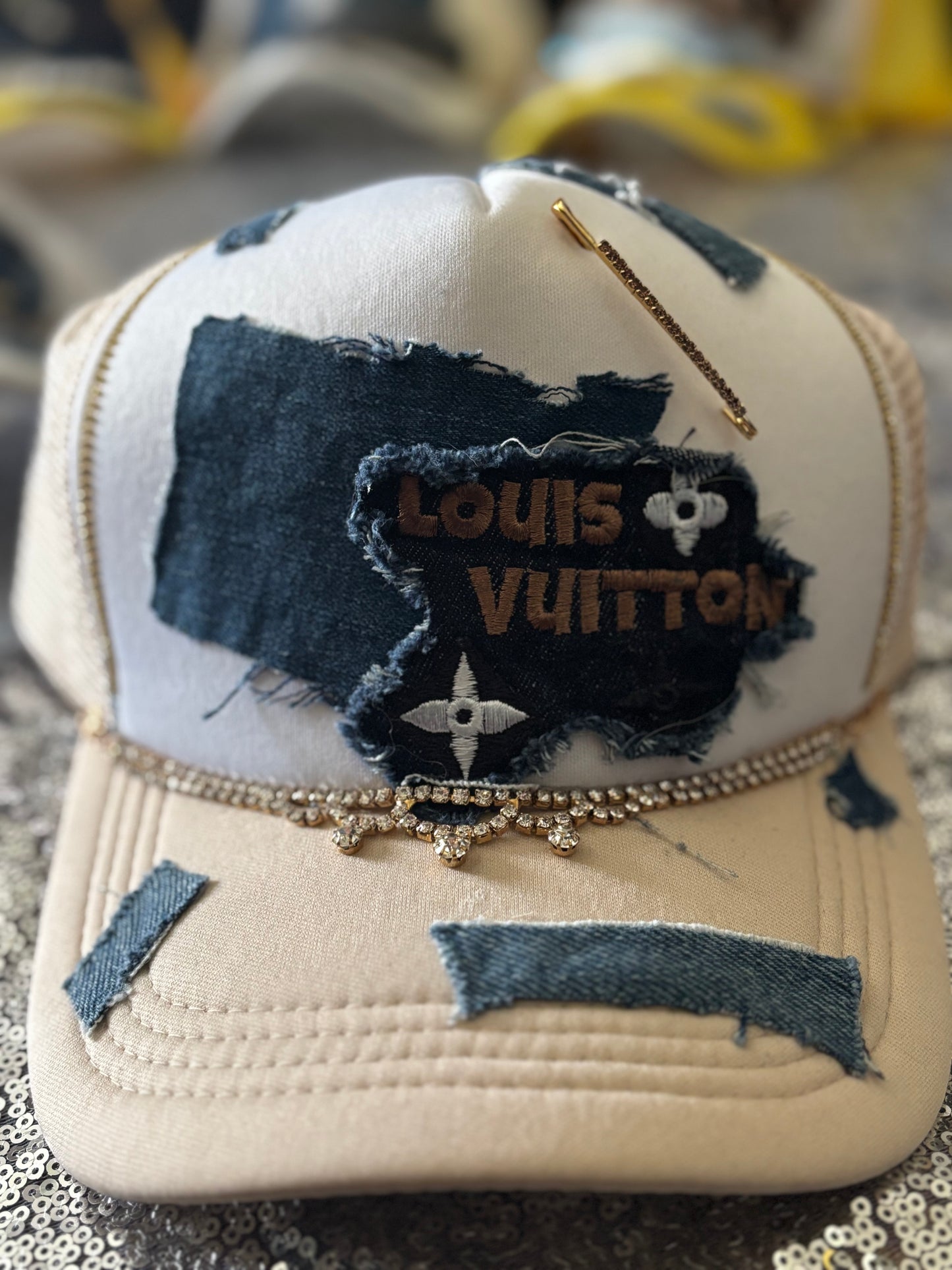 ✨ “Raw Luxe Trucker – Beige Edition” ✨