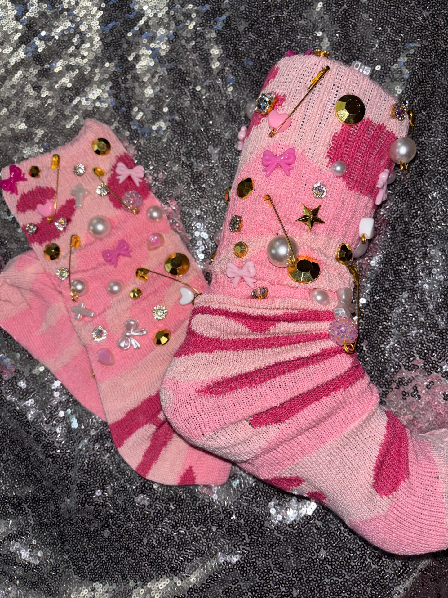 ๐ Golden Grace Junk Socks โ Limited Edition