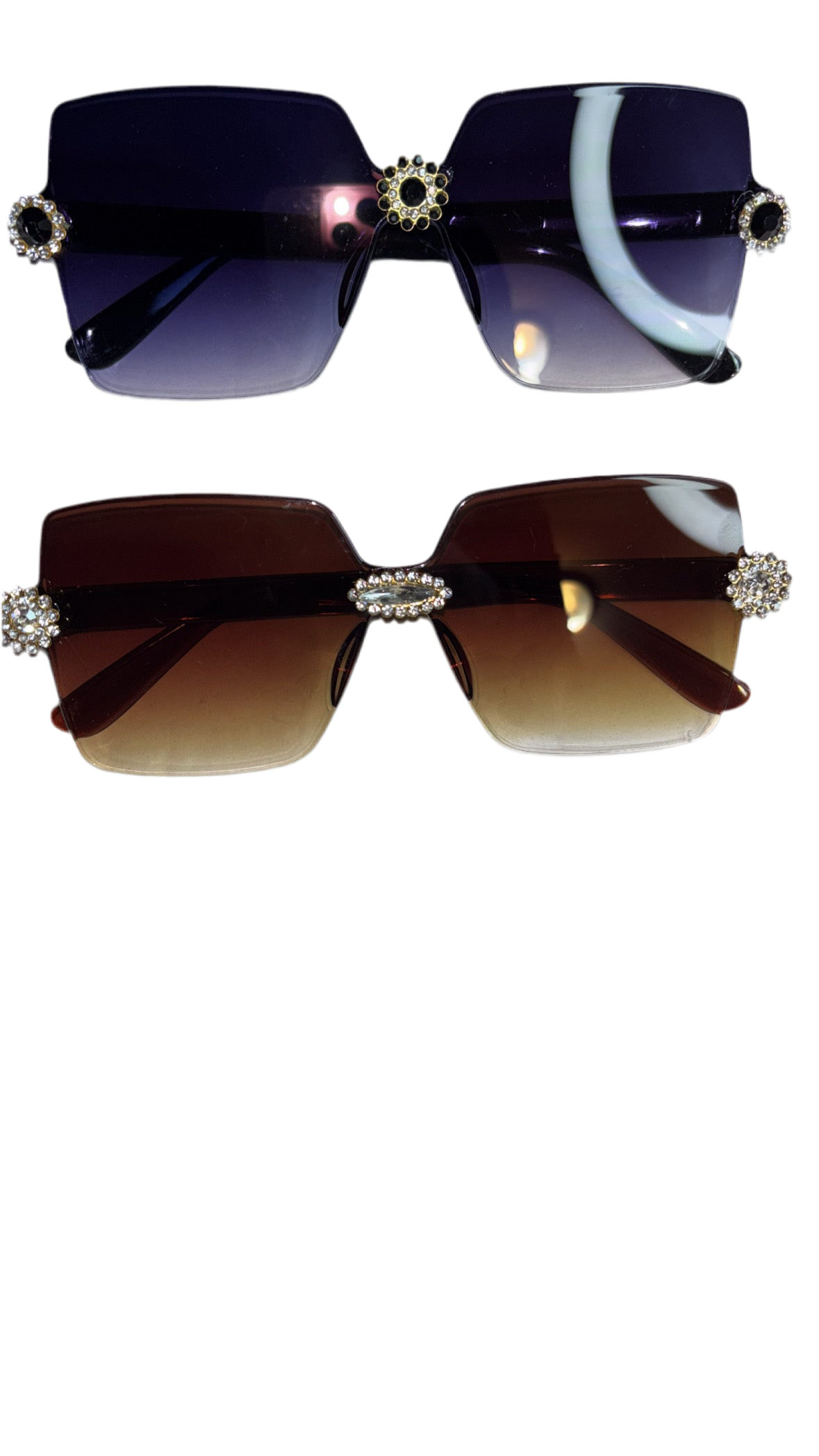 Rhinestone Royale Sunglasses