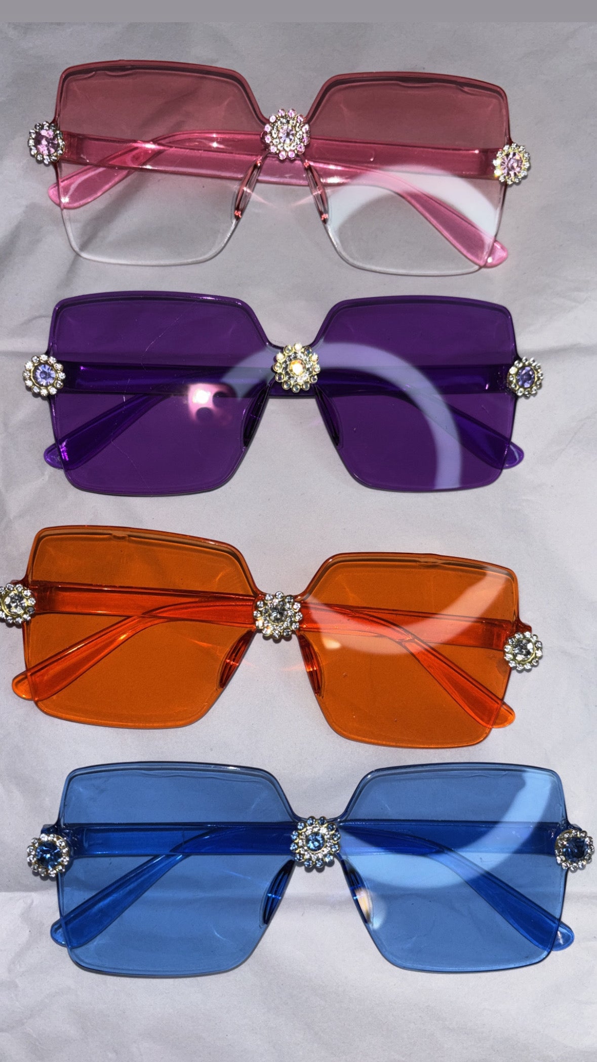 Rhinestone Royale Sunglasses