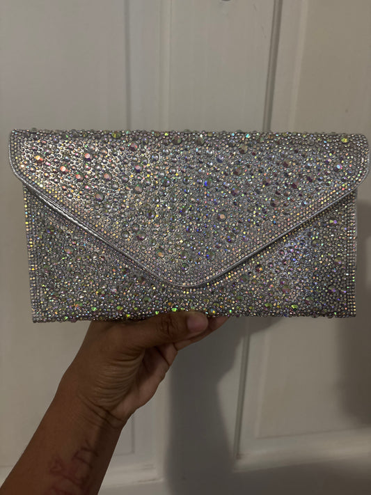 Diamond Rain Luxe Clutch