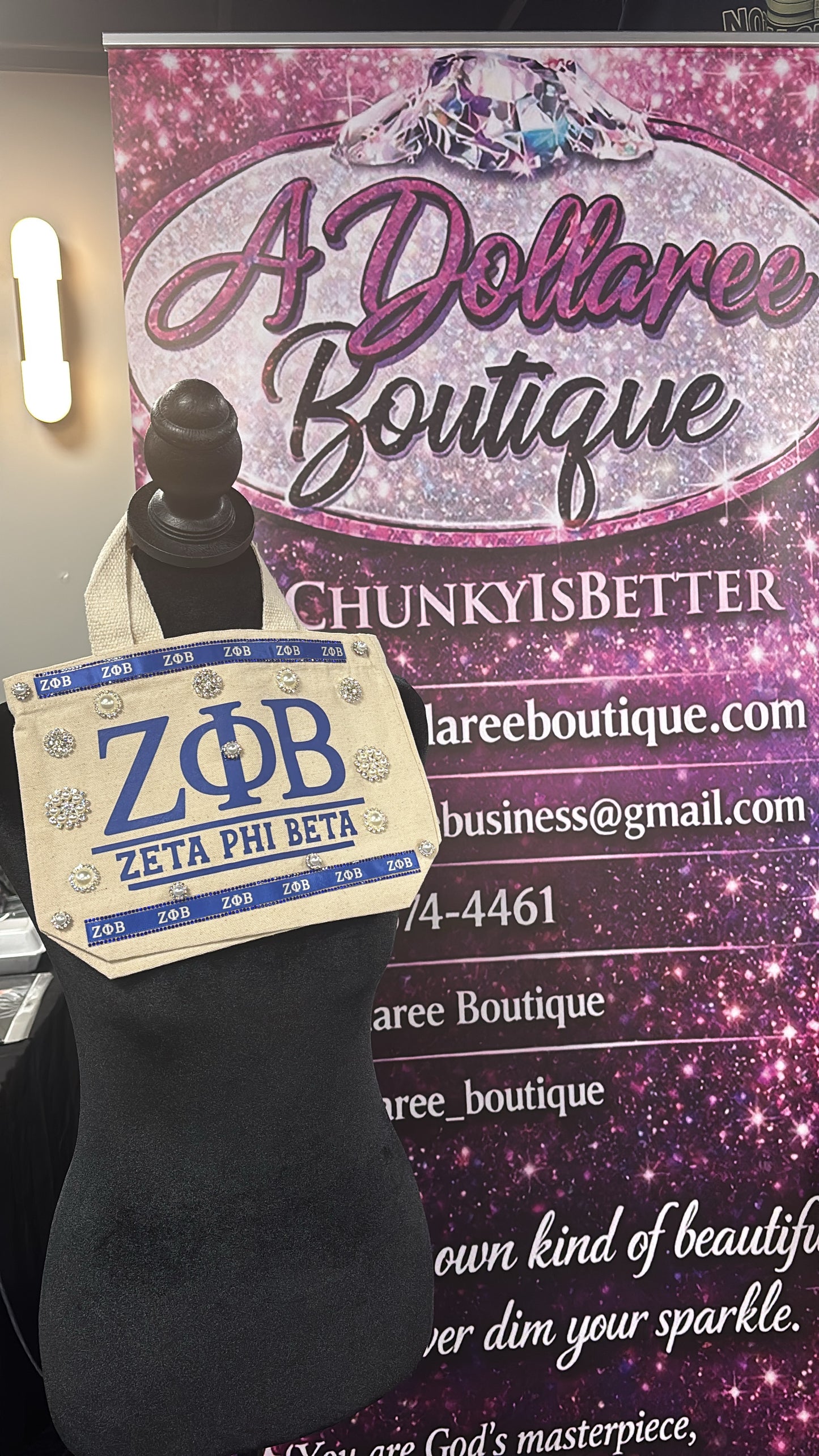 Royal Blue Legacy Glam Tote