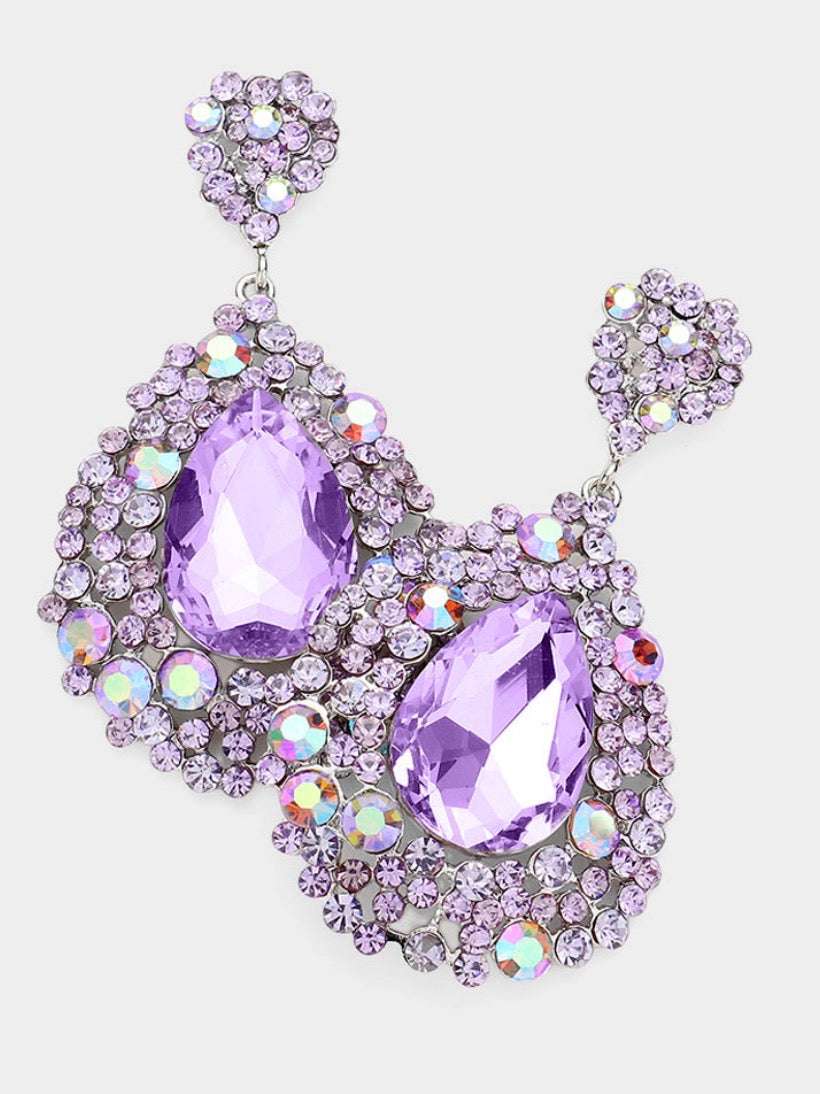 Lavender Luxe Drop Earrings