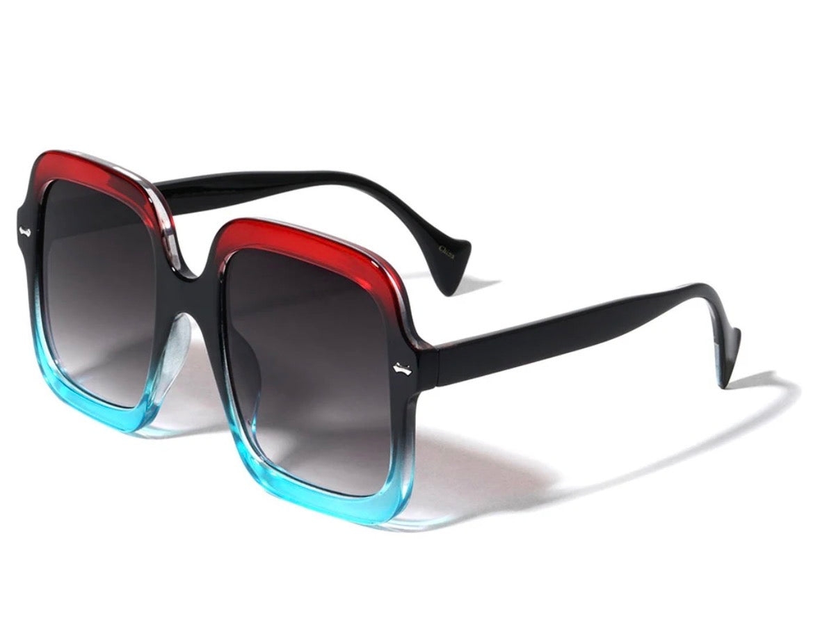 Miami Sunset Oversized Sunglasses