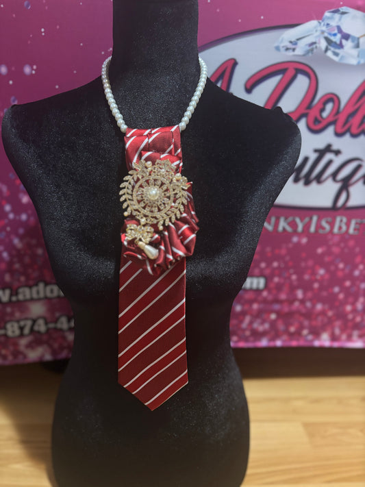 Royal Compass Luxe Tie Necklace