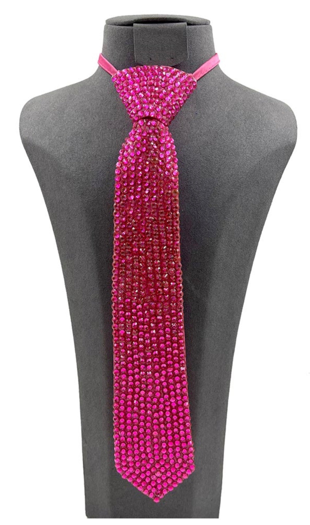The Pink Dynasty Glam Tie (Hot Pink)