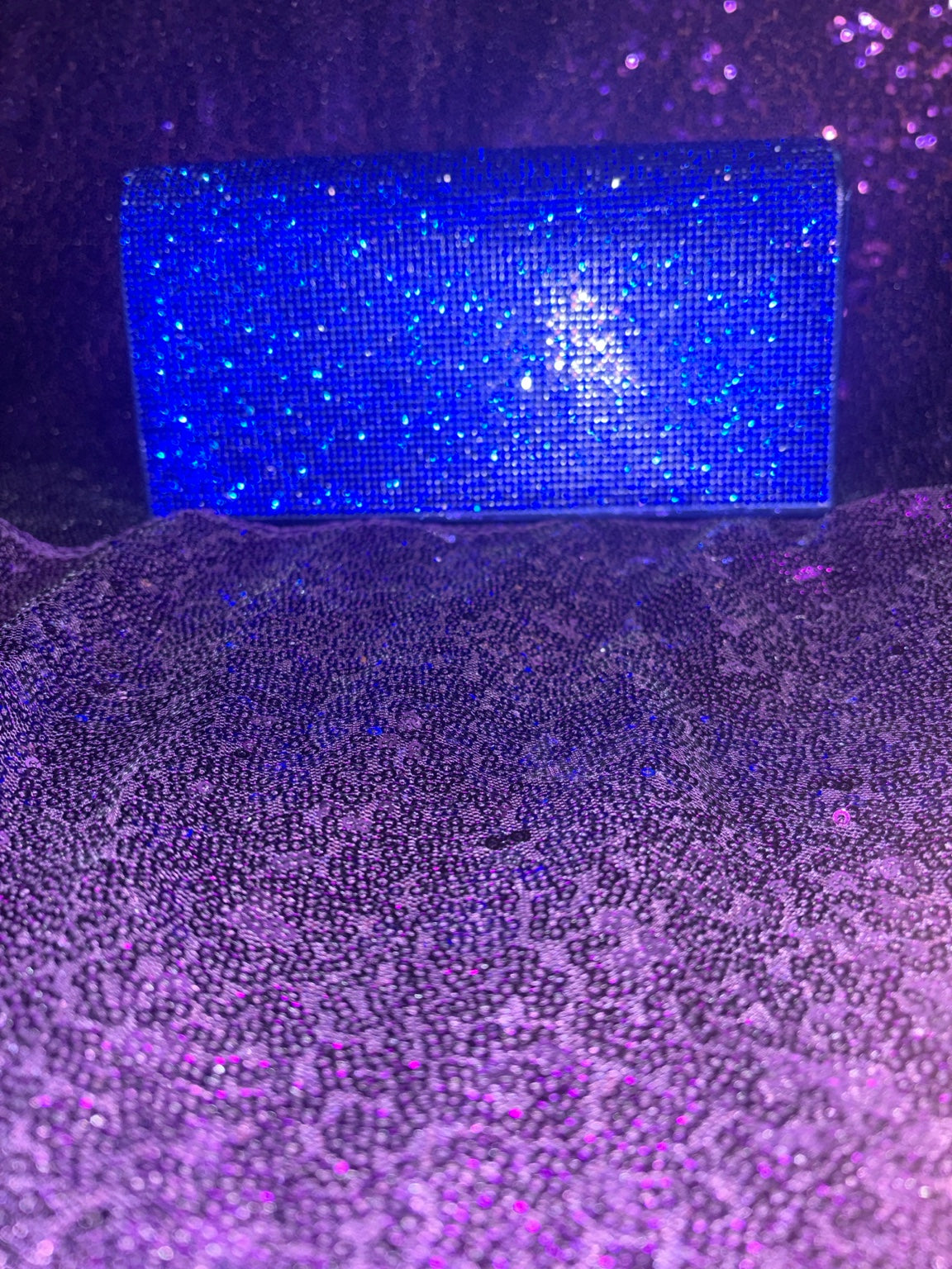 Sapphire Nights Luxe Clutch