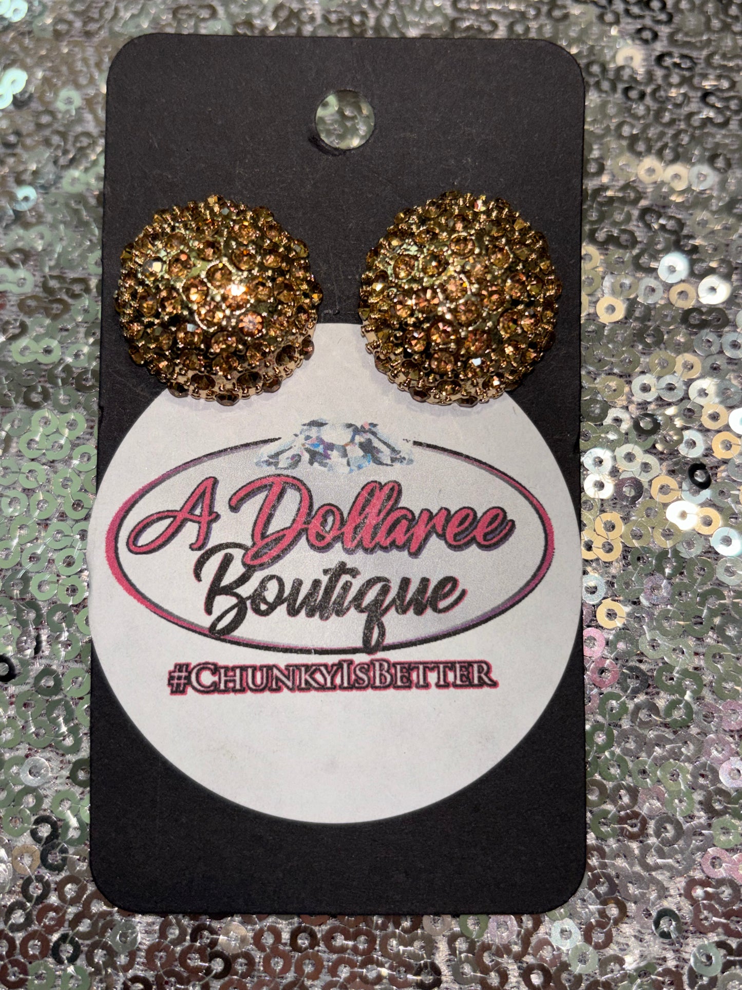 Golden Glow Luxe Studs