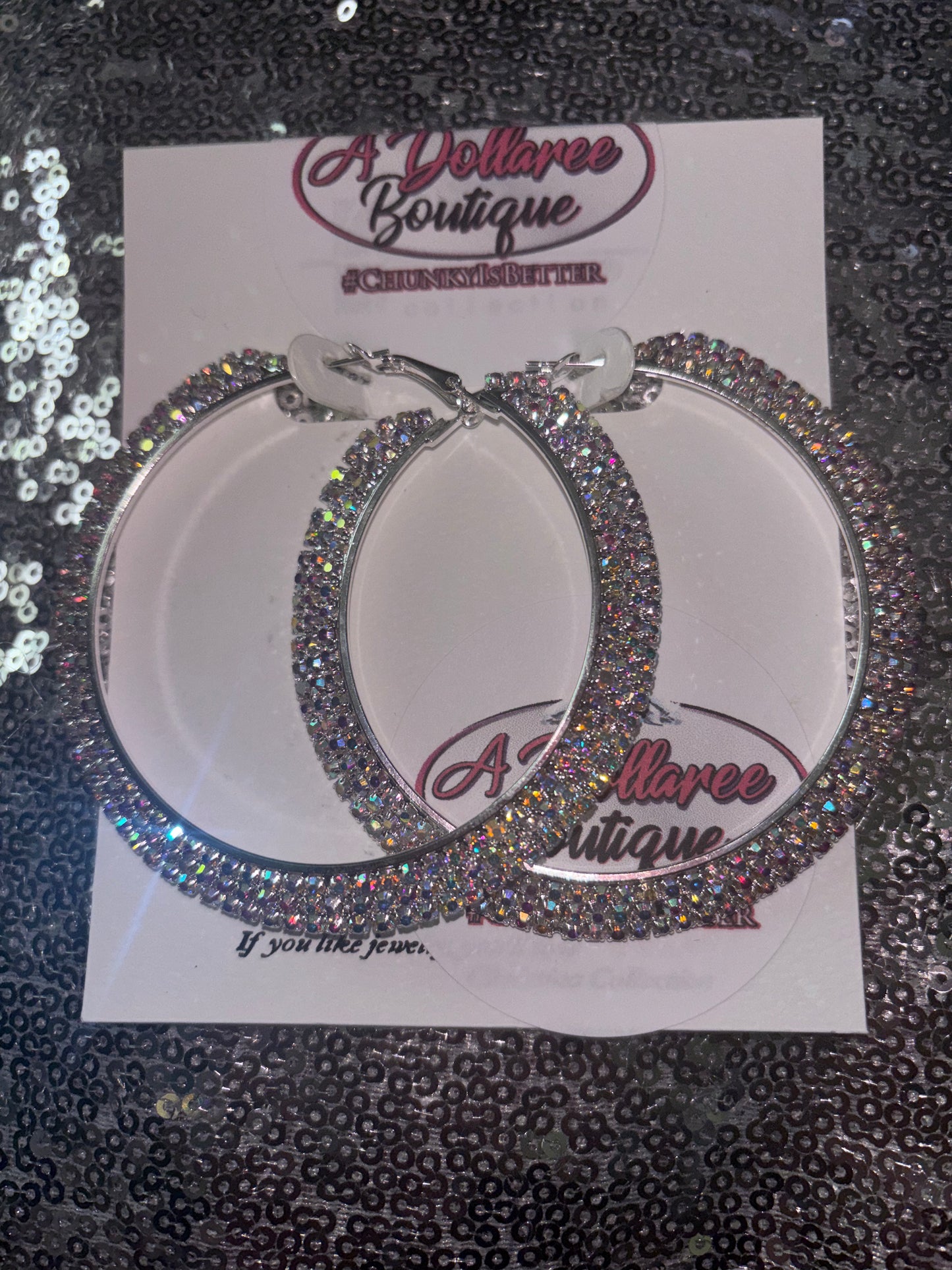 Aurora Ice Luxe Hoops
