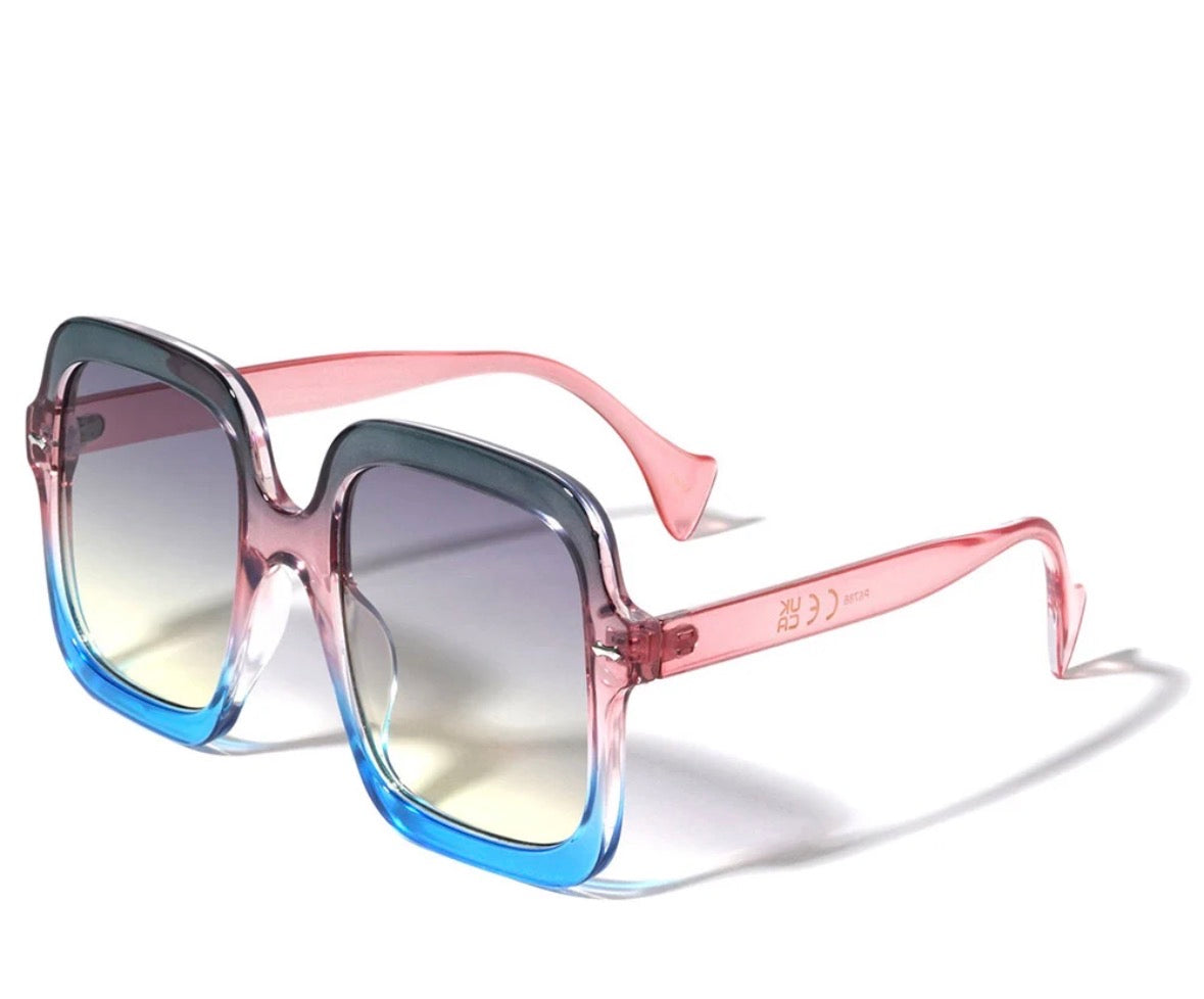 Cotton Candy Dreams Oversized Sunglasses