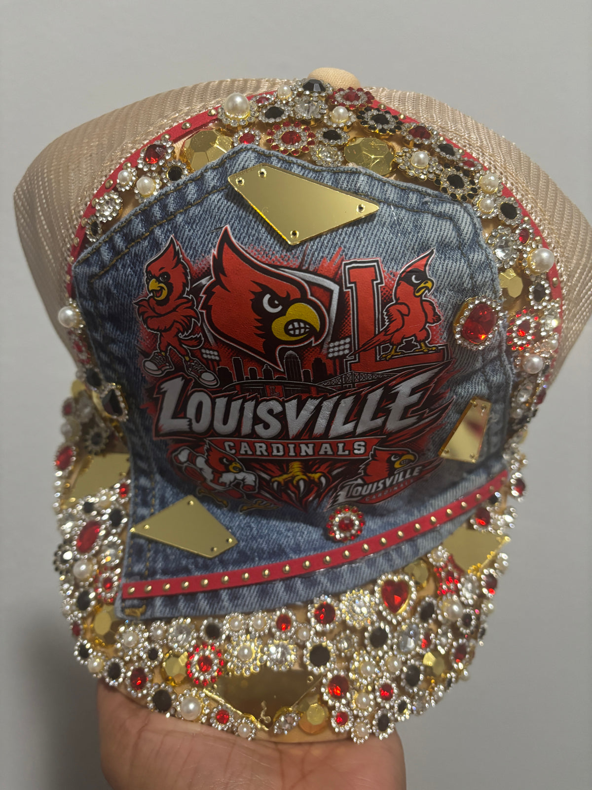 The Cardinal Gold Rush Couture Trucker