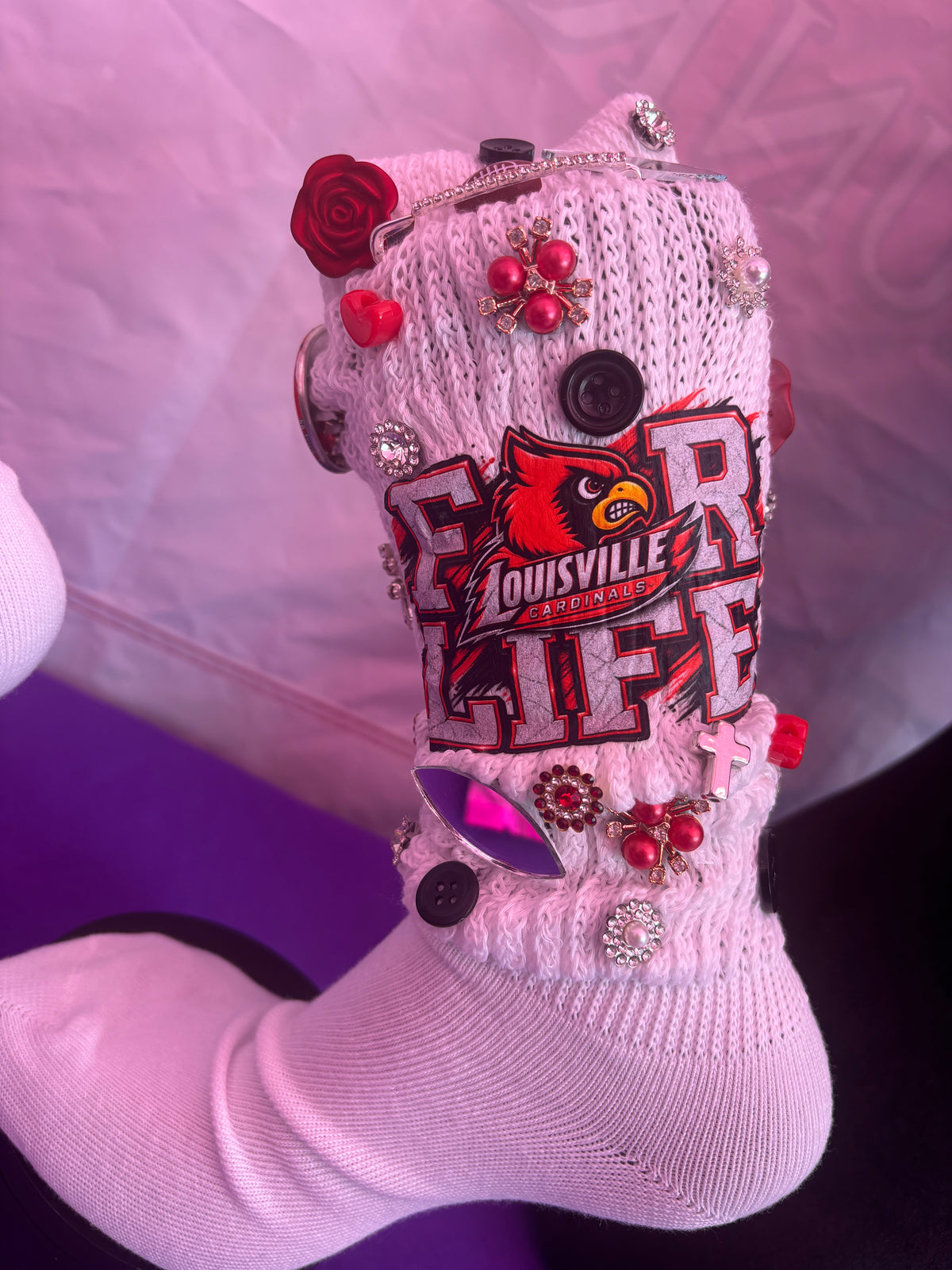 The Cardinal Couture Junk Socks