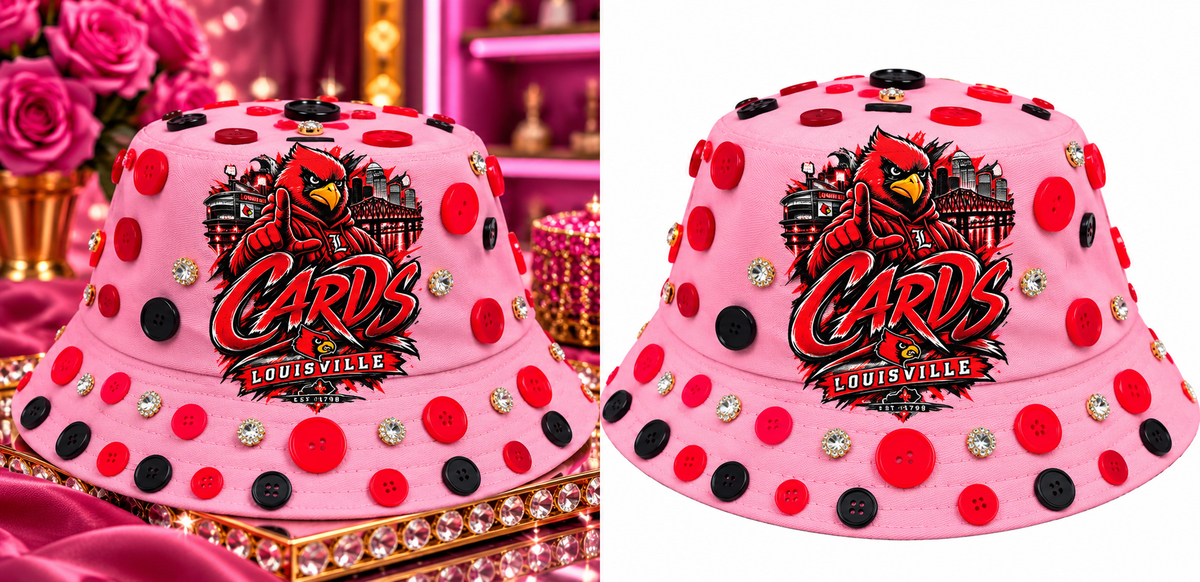 Cardinal Button-Up Luxe Bucket Hat