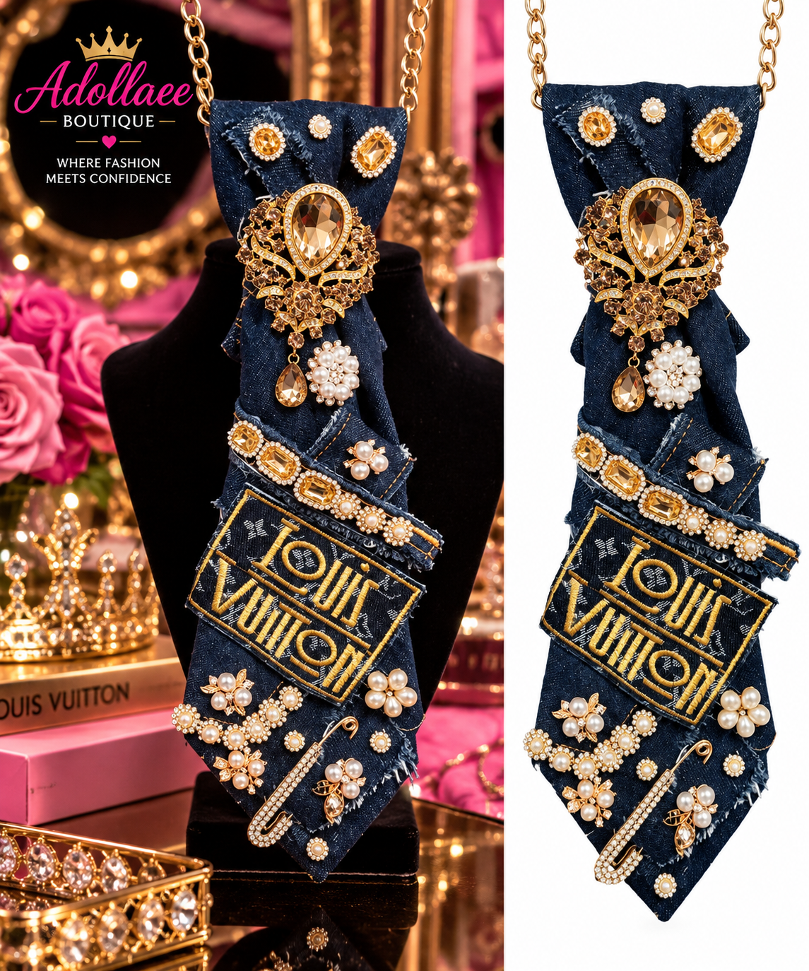 Denim Dynasty Luxe Statement Tie