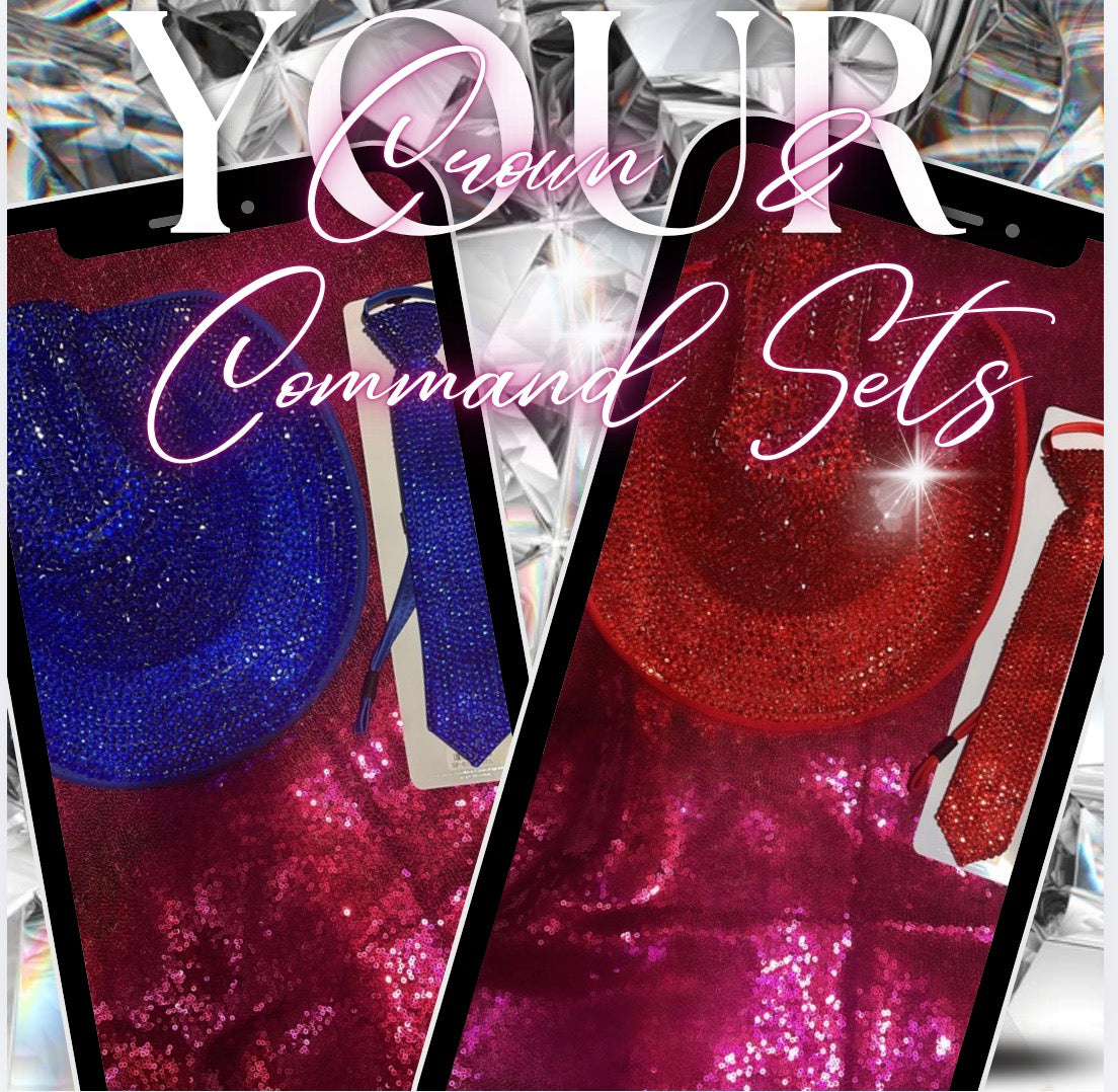 The Crown & Command Set | Statement Fedora & Tie