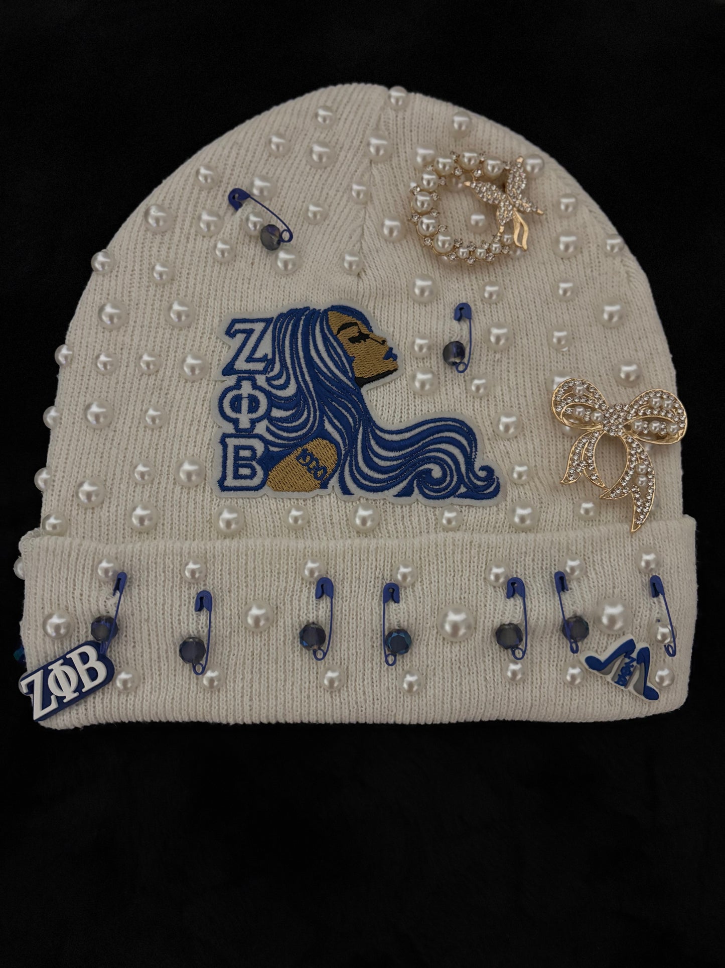 ZB all over pearl Beanie