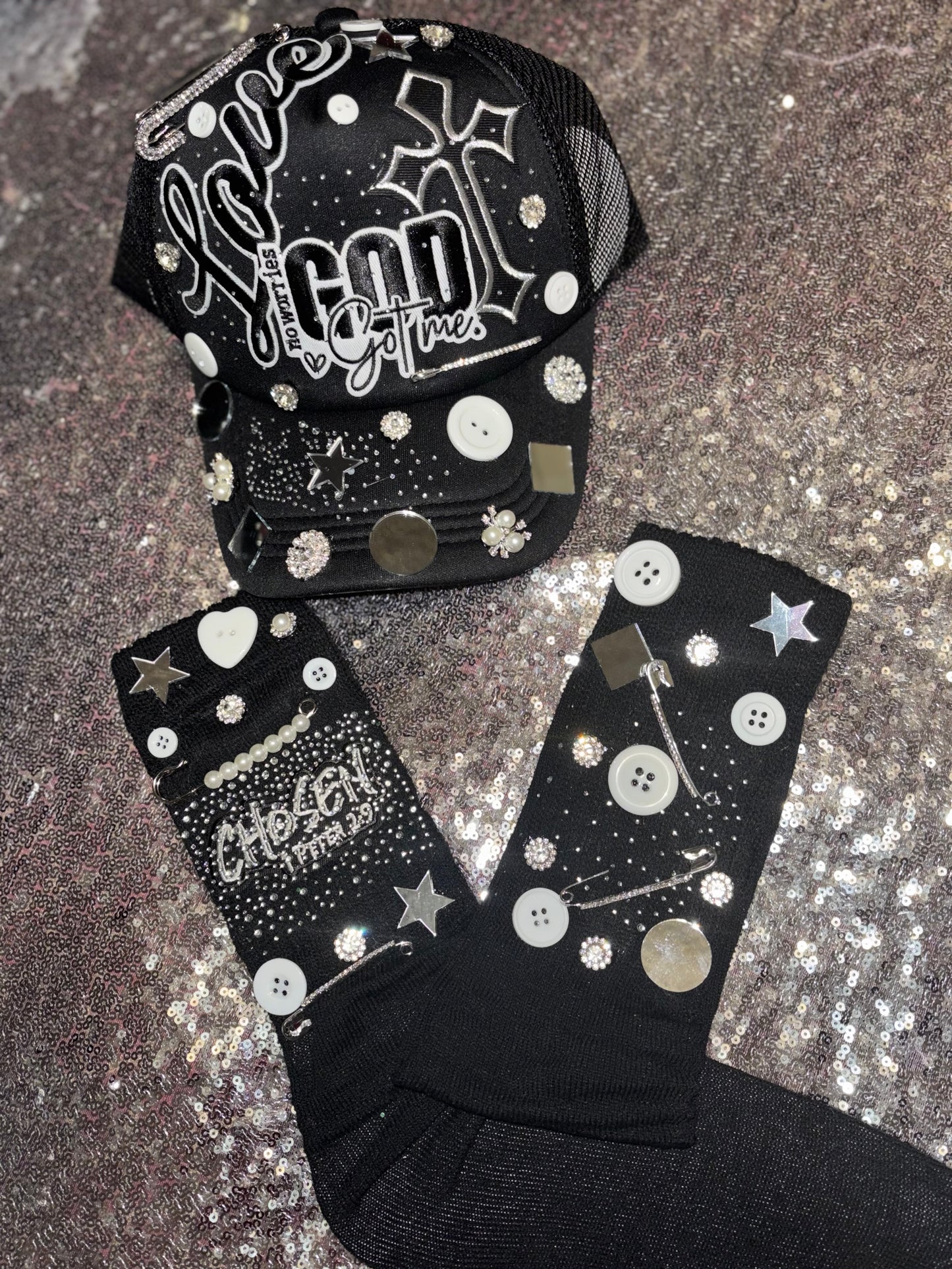 God Got Me Bling Set