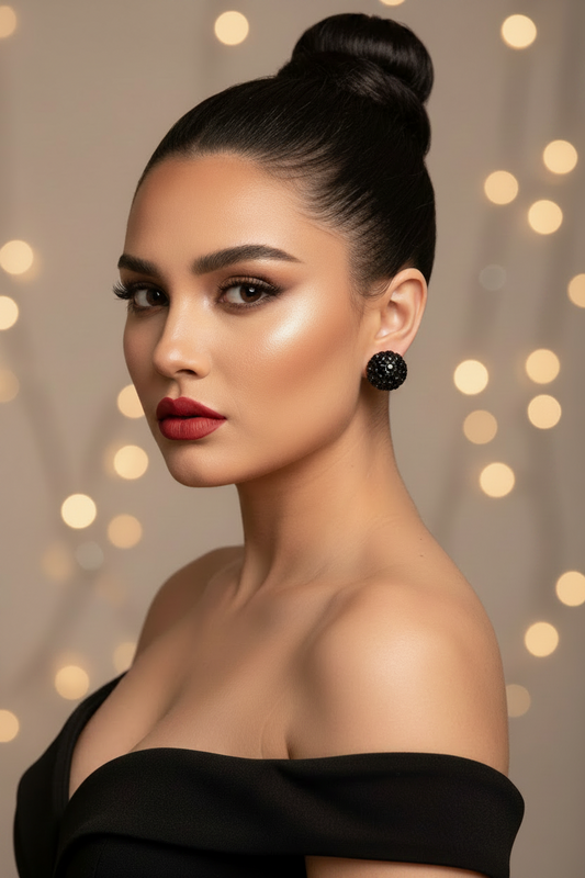 Black Diamond Luxe Studs