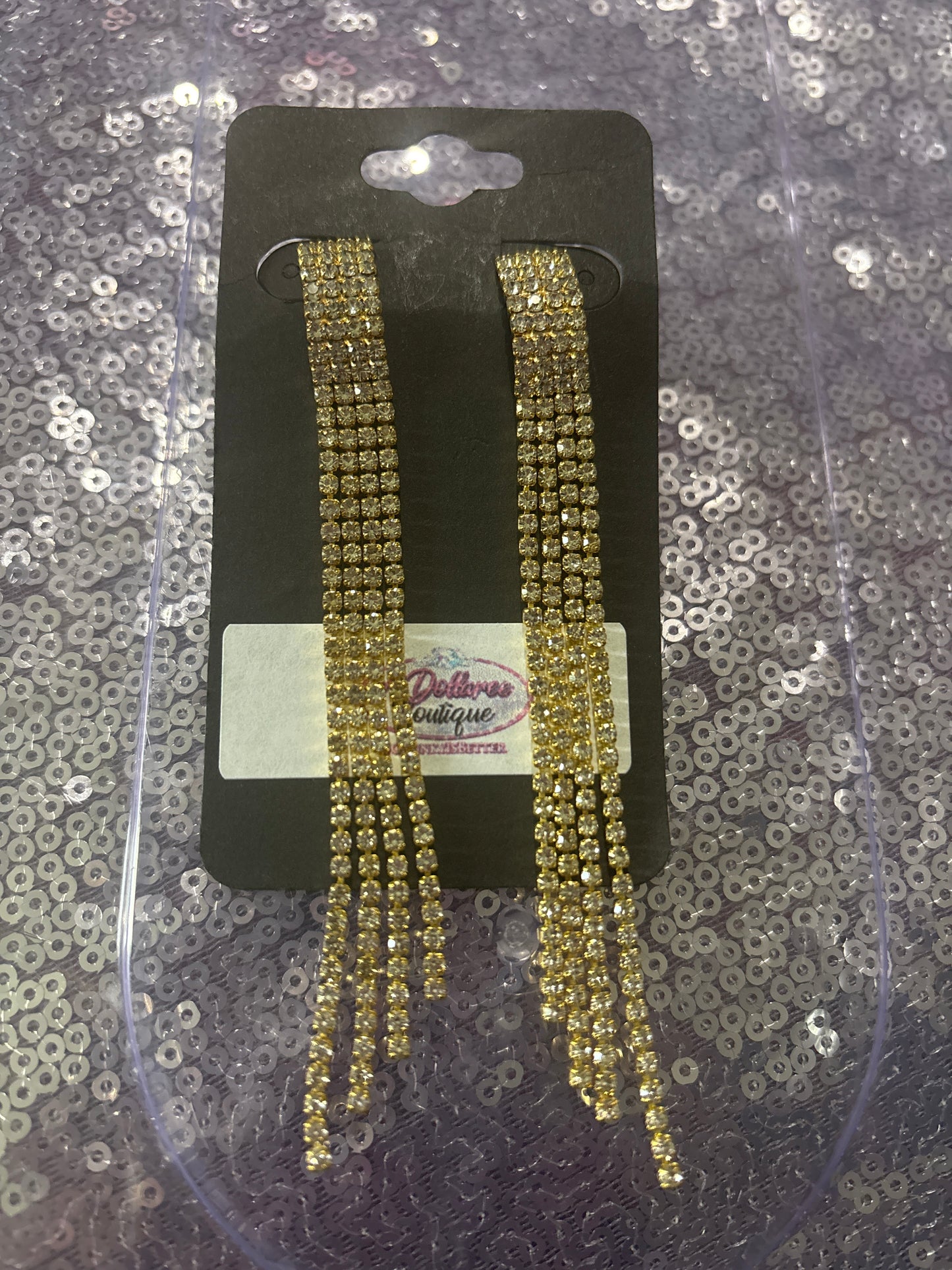Golden Goddess Tassel Earrings