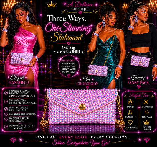 Blush Prism Luxe Belt Bag