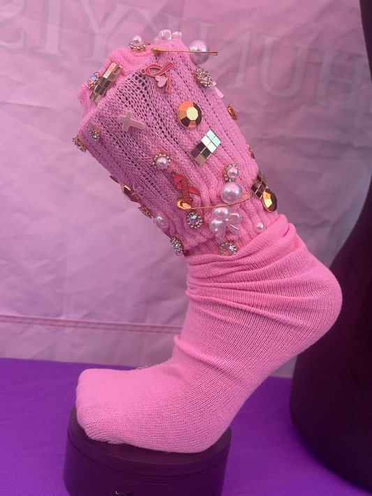 Pretty in Power Junk Socks