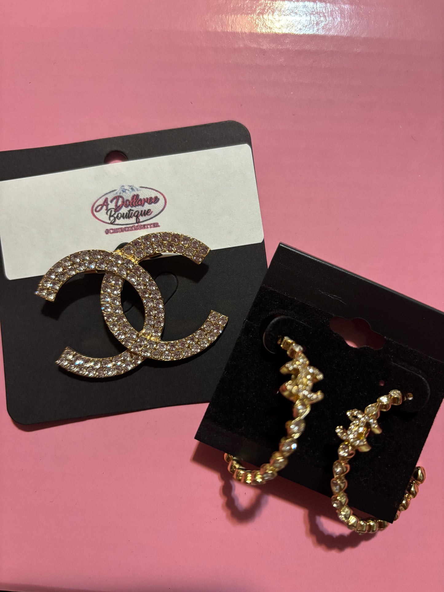 ✨ The Radiant Luxe Hoop Set – Modern Glam with a Golden Twist