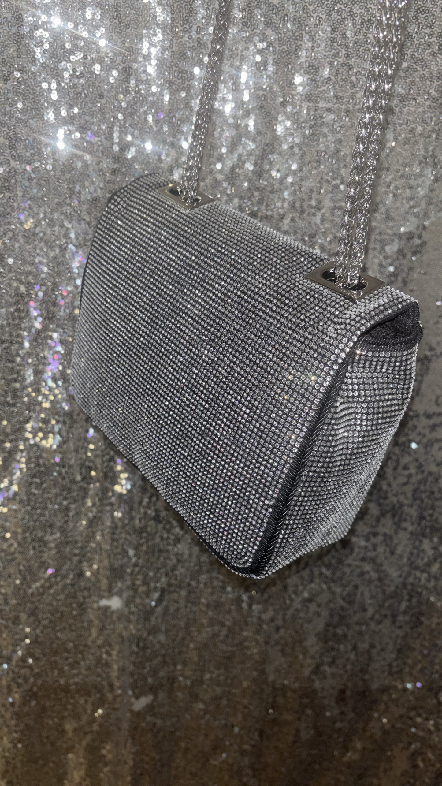 ✨ The Midnight Majesty Rhinestone Purse