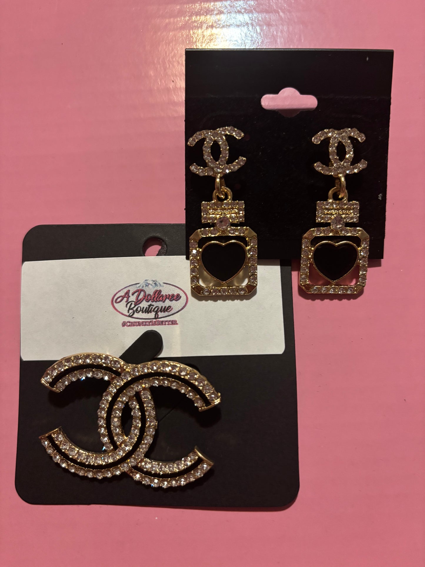 ✨ The Noir Luxe Charm Set – Sophistication in Every Sparkle