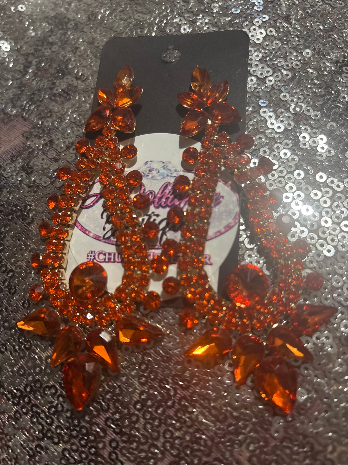Autumn Ember Luxe Statement Earrings