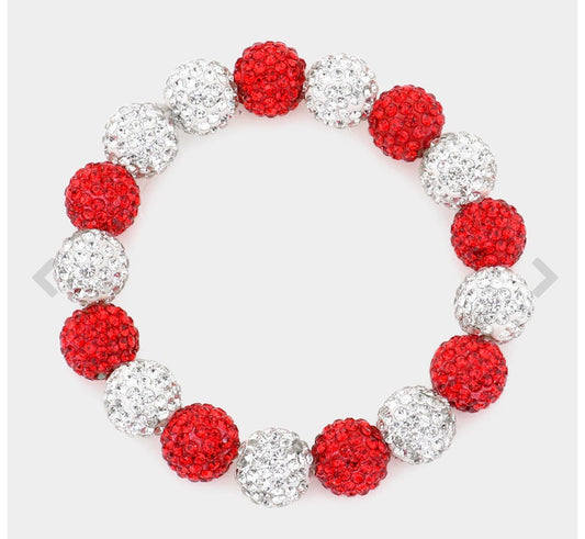 The Candy Cane Couture Bracelet