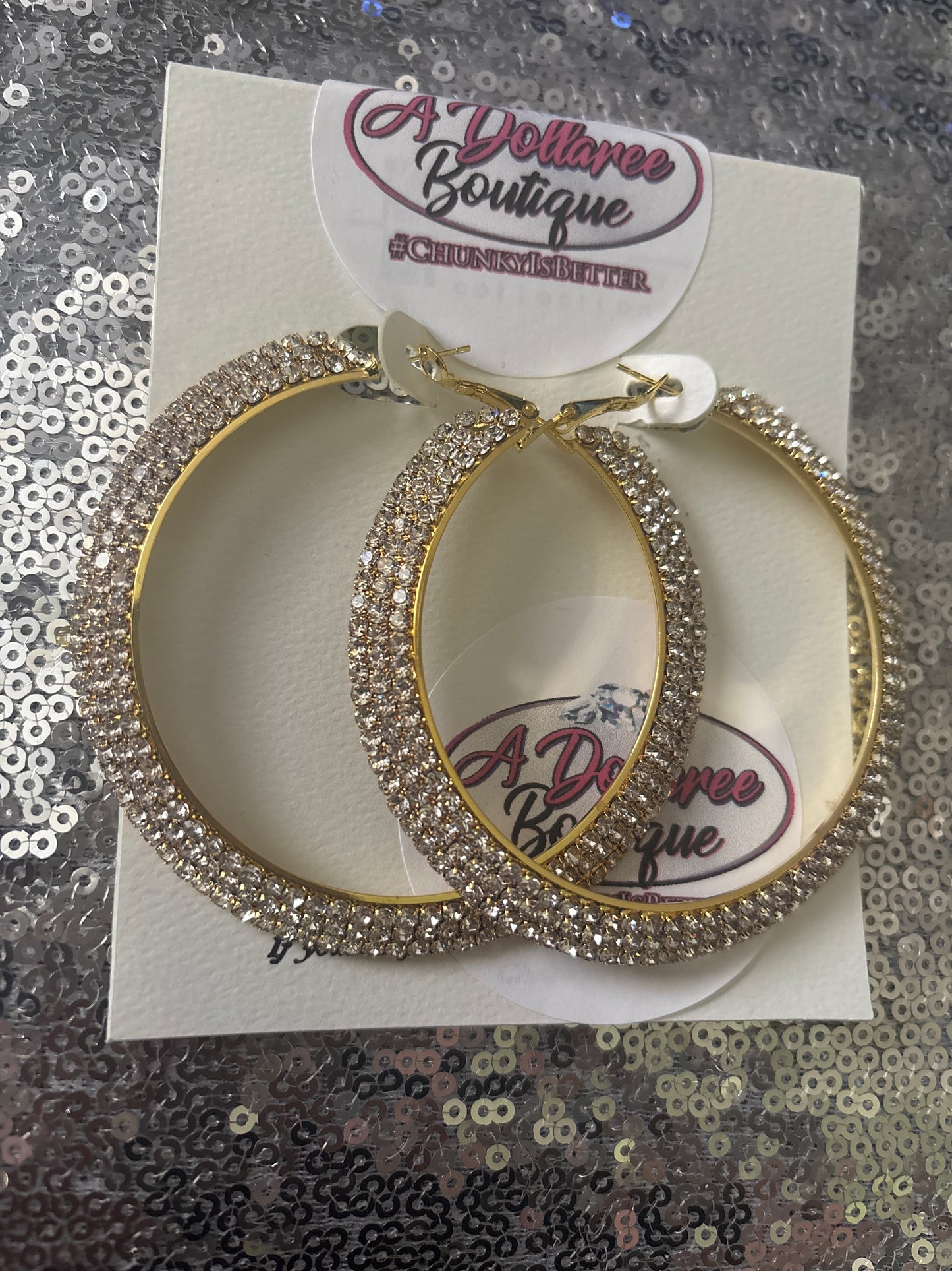 Golden Hour Glam Hoops