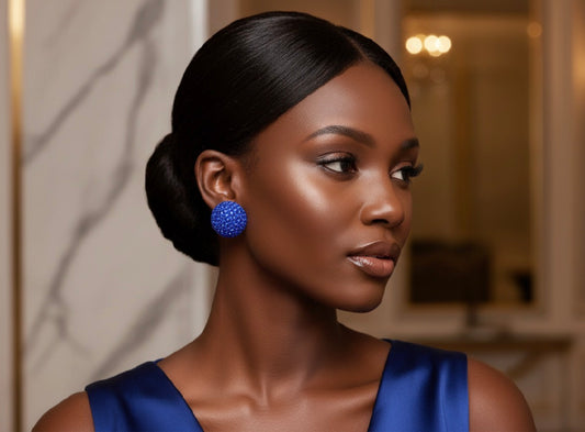 Midnight Sapphire Luxe Studs