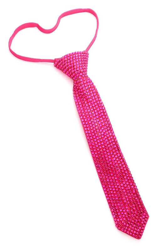 The Pink Dynasty Glam Tie (Hot Pink)