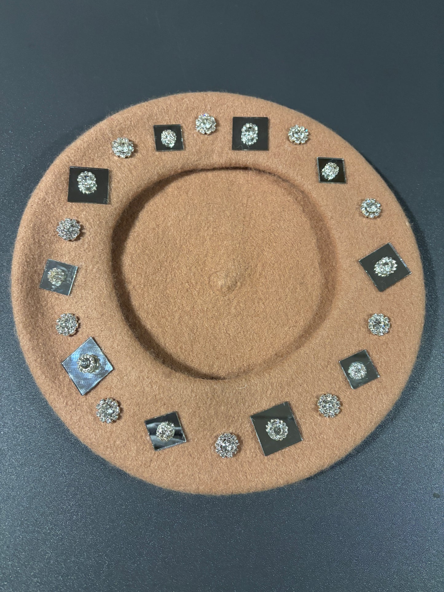 The Diamond District Jeweled Beret