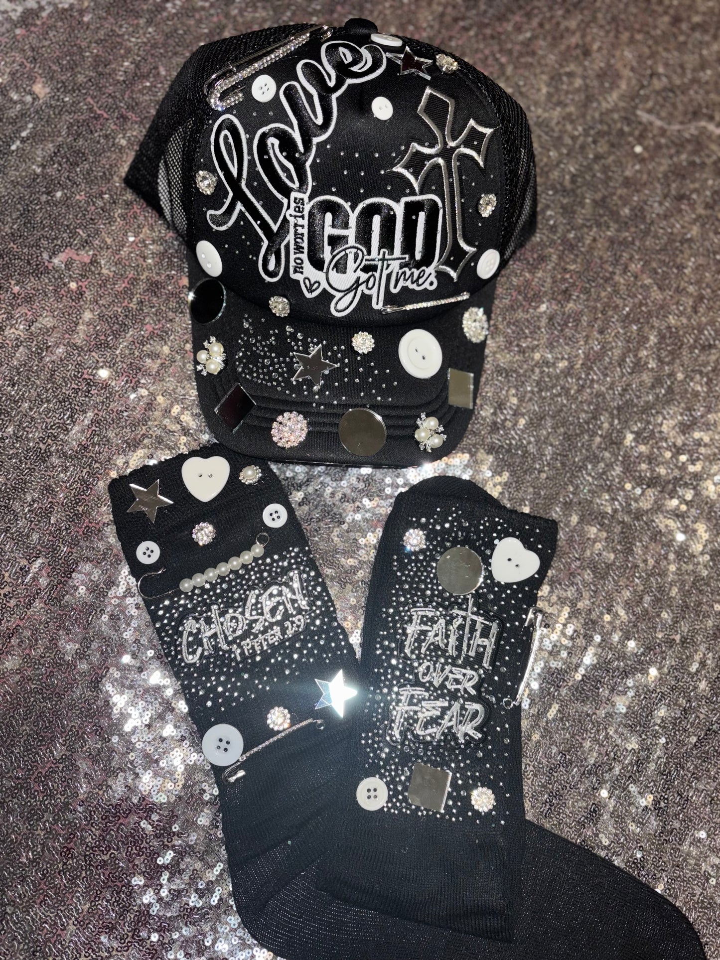 God Got Me Bling Set