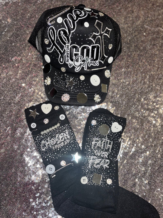 God Got Me Bling Set