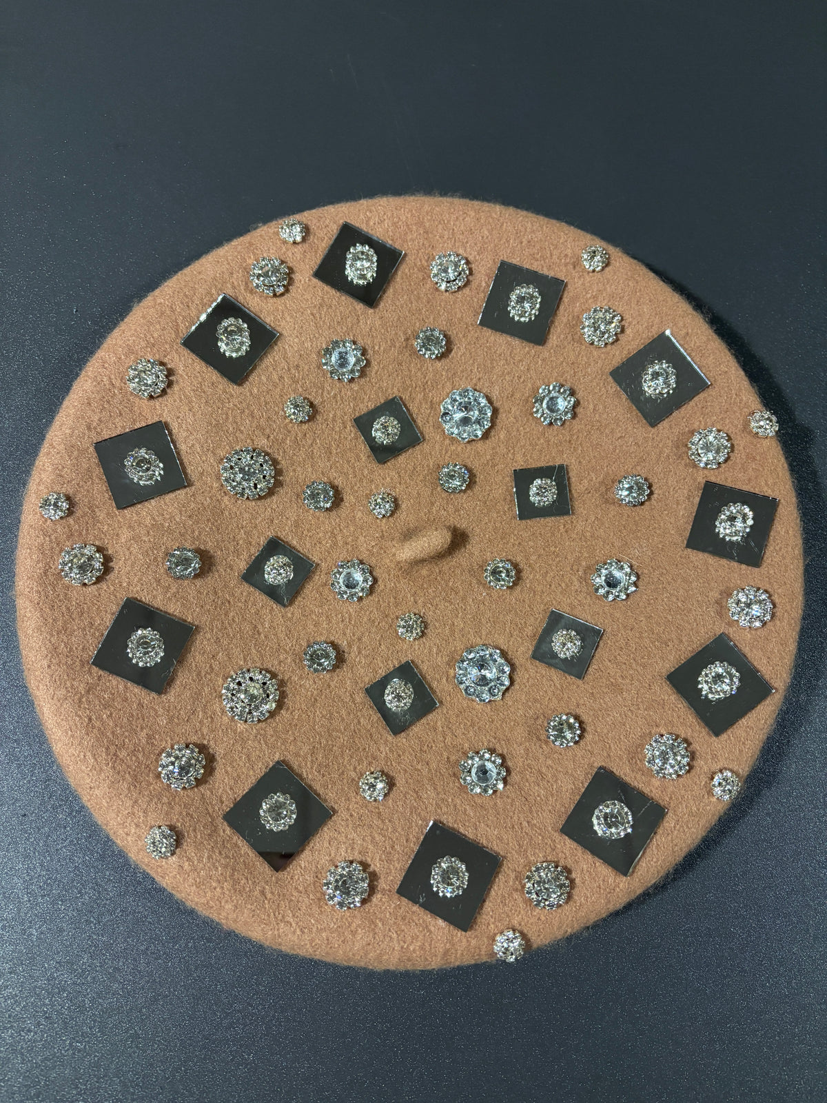 The Diamond District Jeweled Beret