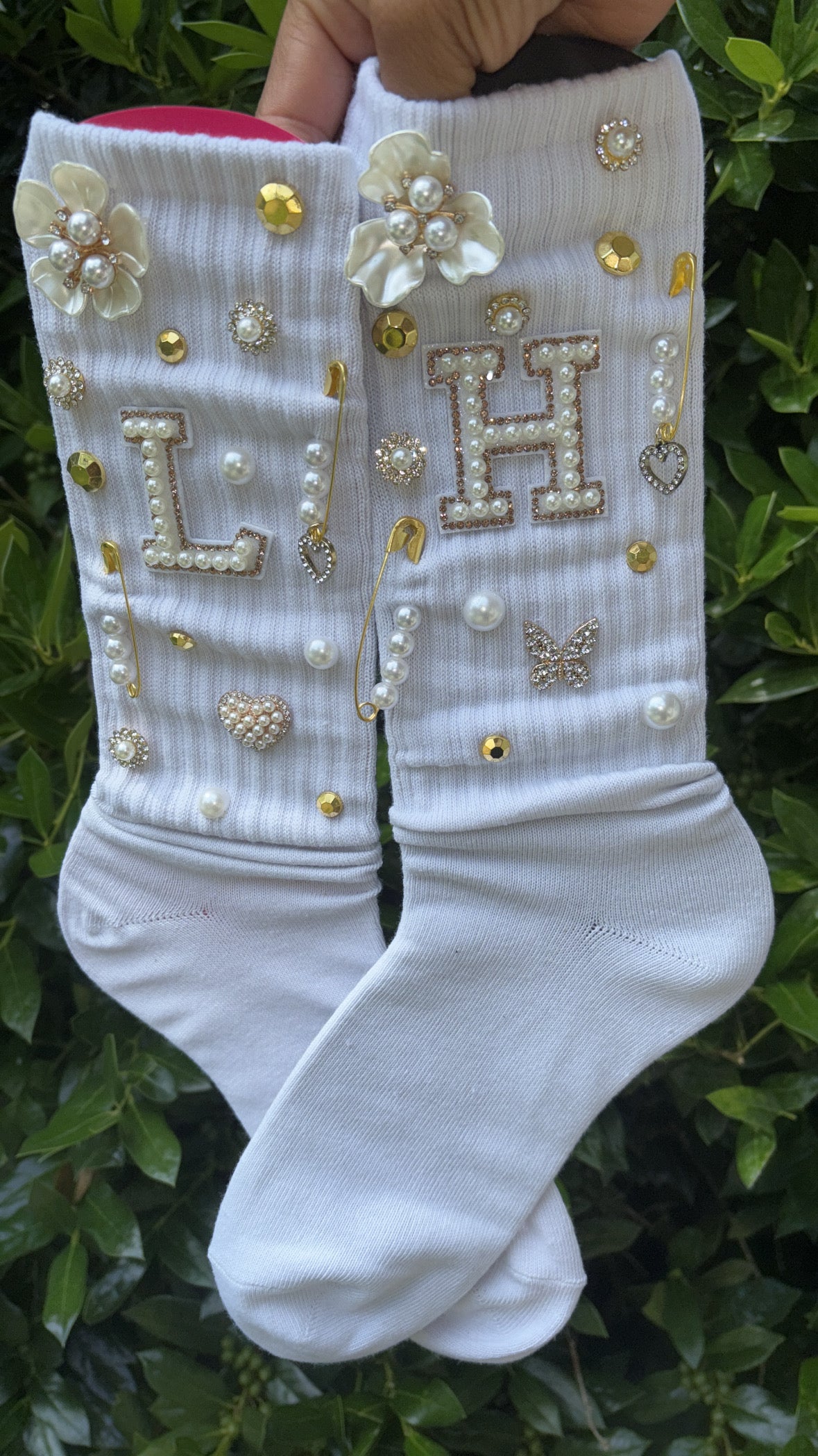 ✨ Custom Kick Flair Junk Socks – Personalized Initial Edition ✨
