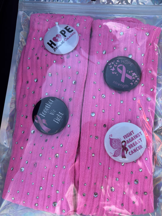 Pink Power Sparkle Sock Set