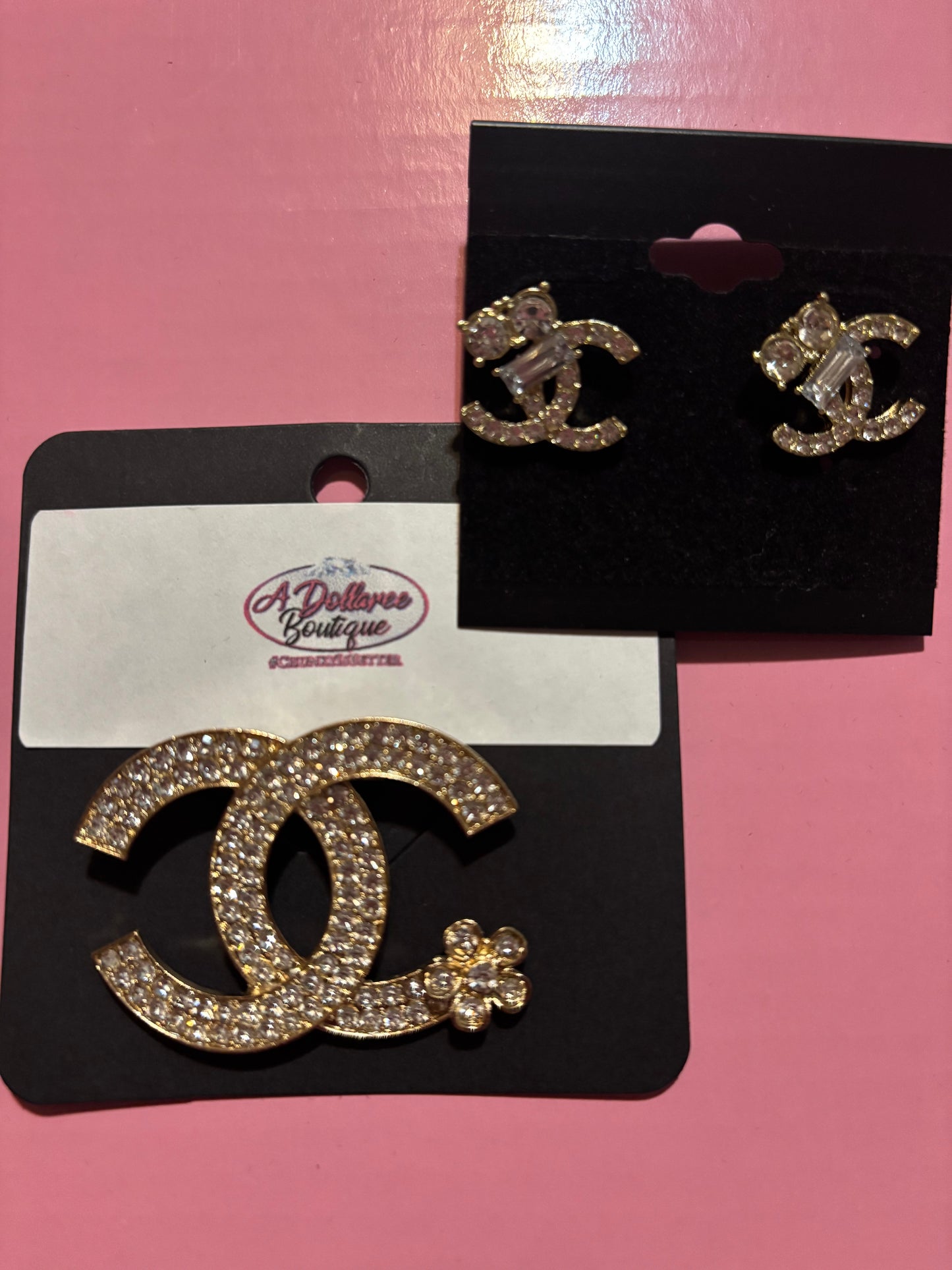 ✨ The Crystal Bloom Set – Grace in Full Sparkle